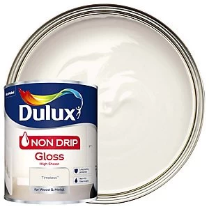 Image of Dulux Non Drip Timeless Gloss High Sheen Paint 750ml