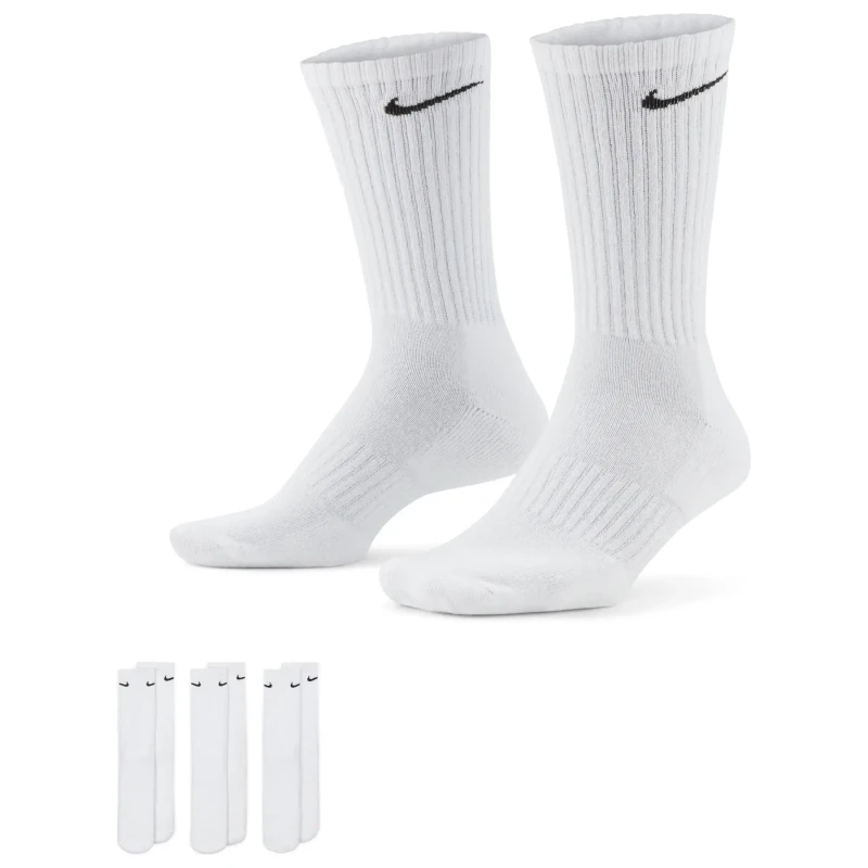 Image of Socks Nike everyday cushioned Blanc Unisex 38/42