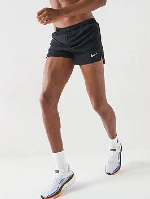 Image of Nike Fast Mens Dri-FIT 3 Brief-Lined Running Shorts - Black Male 2XL