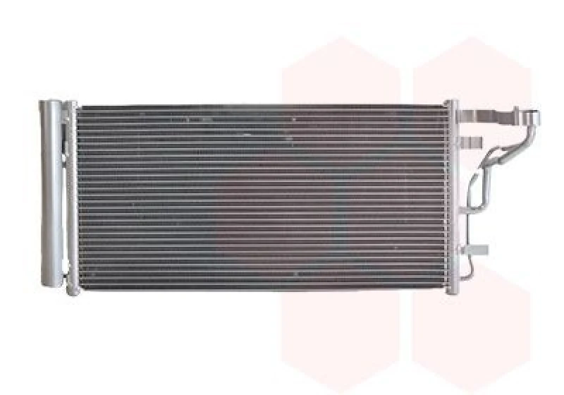 Image of VAN WEZEL Air conditioning condenser VAN WEZEL 82015730