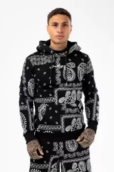 image of Paisley Palm Scribble Hoodie