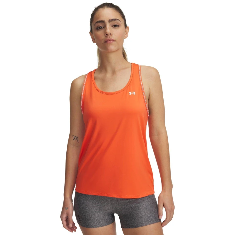 Image of Under Armour Knockout Tank Top Womens Orange female 8 (XS)