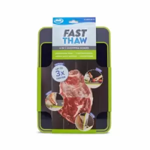 Image of JML A001328 Fast Thaw 4-in-1 Chopping Board - Grey/Green