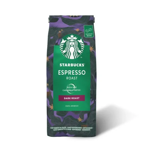 Image of Starbucks Dark Espresso Roast Beans Coffee 200g