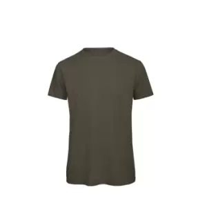 Image of B&C Mens Favourite Organic Cotton Crew T-Shirt (2XL) (Khaki)