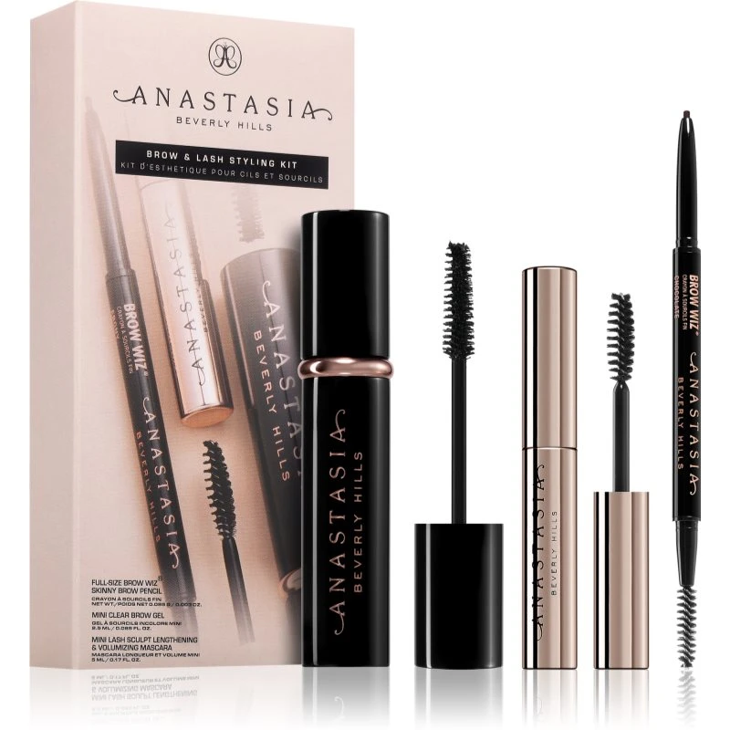 Image of Anastasia Beverly Hills Brow and Lash Styling Kit - Dark Brown