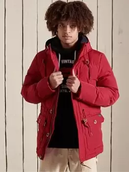 Image of Superdry Mountain Expedition Jacket - Red, Red Size M Men