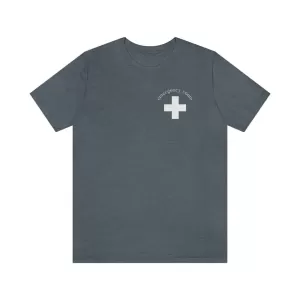 Image of Abstract Cross T-Shirt - White - 3XL