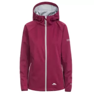 image of Trespass Womens/Ladies Sisely Waterpoof Softshell Jacket (XS) (Grape Wine)