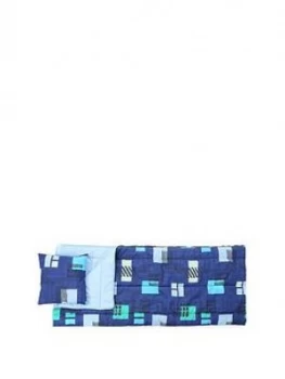 Image of Highland Trail Single Printed Sleeping Bag With Pillow