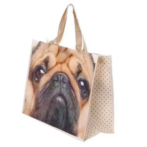 Image of Pug Durable Reusable Shopping Bag