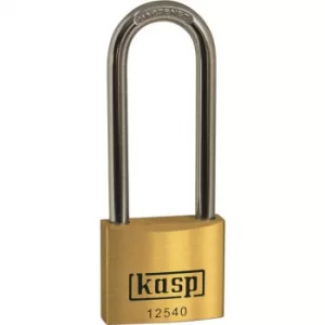 Kasp 125 Series Premium Brass Padlock 40mm Extra Long