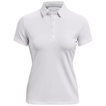 image of Under Armour Zinger Short Sleeve Polo - White