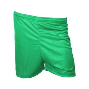 Image of Precision Unisex Adult Micro-Stripe Football Shorts (XXL) (Green)