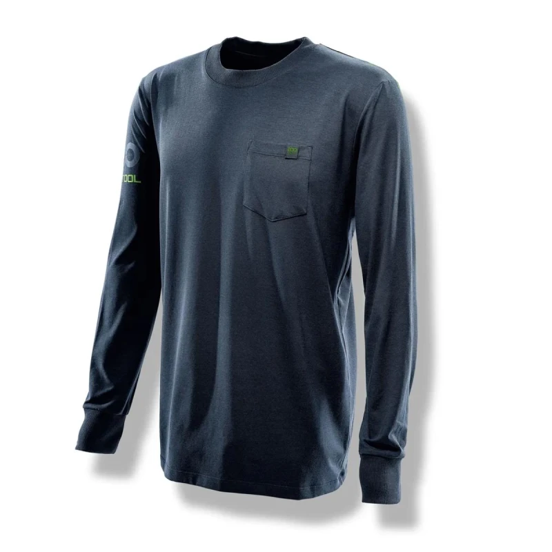 Image of Festool 100 Years Long Sleeved T Shirt 578388 Colour: Dark Blue