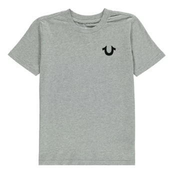 Image of True Religion True Religion Horseshoe Crew T Shirt - Grey