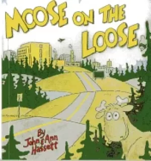 Image of moose on the loose