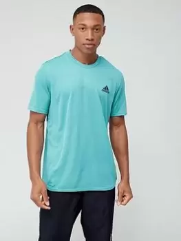 Image of adidas Performance AEROREADY Designed For Movement T-Shirt - Blue Size M, Men