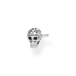 image of THOMAS SABO Silver Skull Single Ear Stud