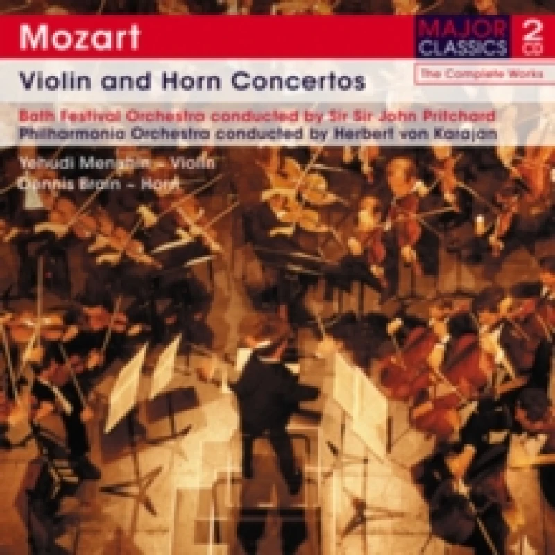 Image of Mozart: Violin and Horn Concertos CD / Album