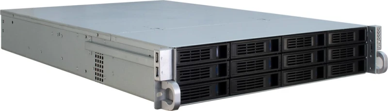 Image of Inter-Tech IPC 2U-2412 Rack Black. Silver