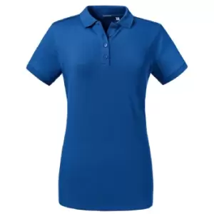 Image of Russell Womens/Ladies Tailored Stretch Polo (S) (Bright Royal)