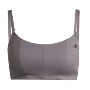 Image of adidas Yoga Studio Light-Support Bra Womens - Trace Grey
