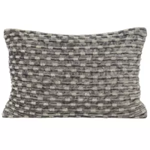 image of Souk Velvet Cushion Grey