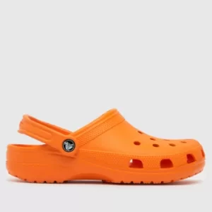 Crocs Orange Classic Clog Sandals