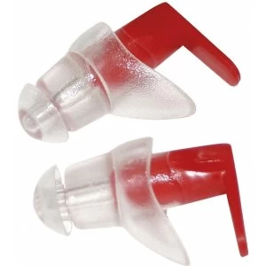 image of SwimTech Ear Plugs Red/Clear