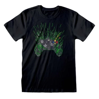 Image of X-Box - Controller Unisex Large T-Shirt - Black