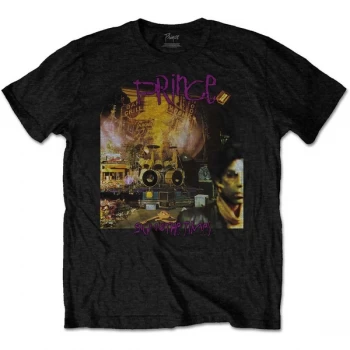 Image of Prince - Sign O The Times Album Mens XX-Large T-Shirt - Black