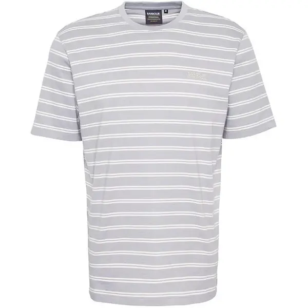Image of Barbour International Bernie Stripe T-Shirt - Grey L