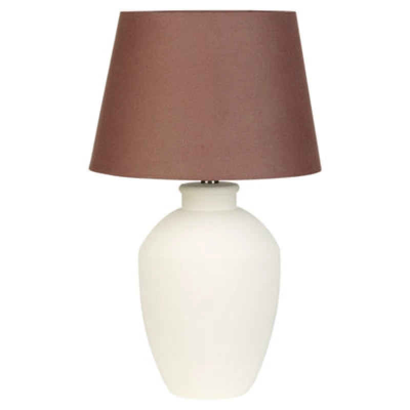 Image of Beliani Table Lamp Arcos Ceramic White