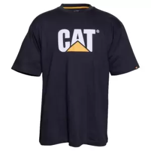 Image of Caterpillar Mens Trademark Logo T-Shirt (Small) (Black)