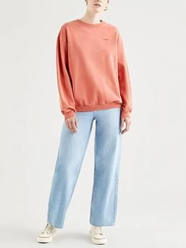 Image of Levis Melrose Slouchy Crew - Red