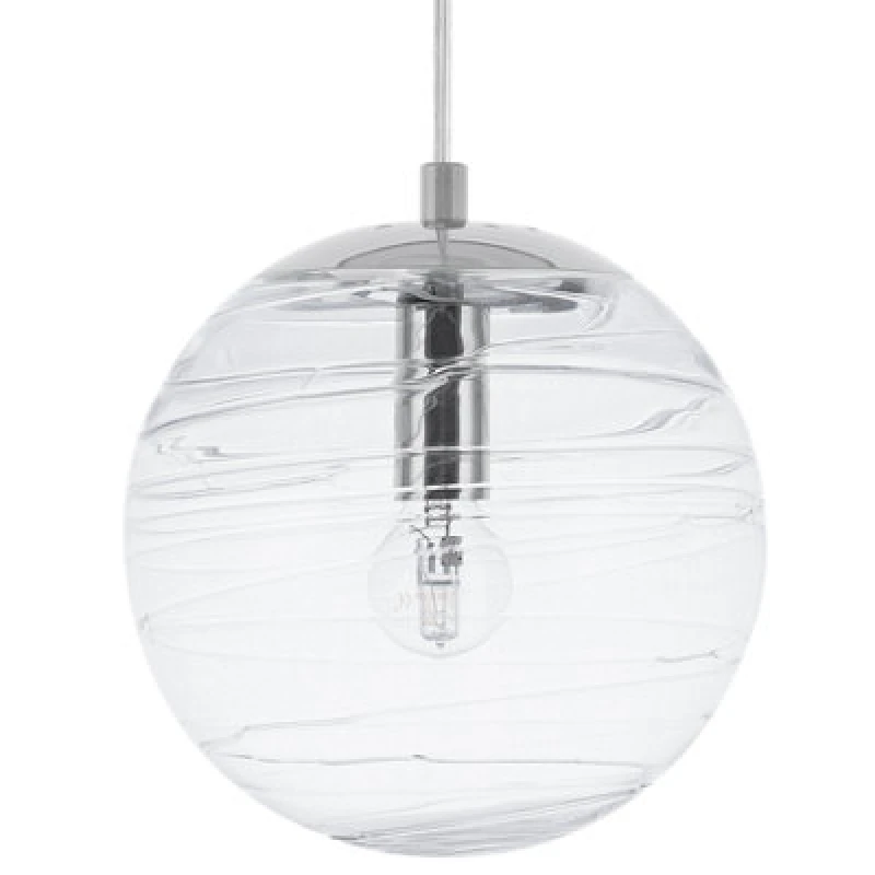 Image of Beliani Pendant Lamp Mirna Glass Transparent