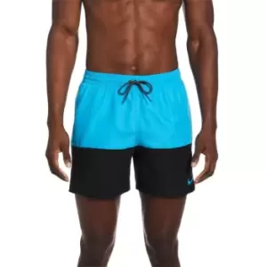 Image of Nike Split Swim Shorts Mens - Blue