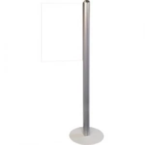 image of Franken Information Display Stand with Acrylic Message Sign Silver