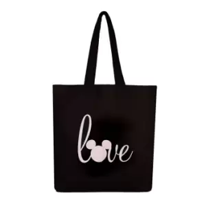 image of Disney Love Mickey Mouse Tote Bag (One Size) (Black)