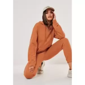 image of Missguided Hoodie & Jogger Co Ord Set - Orange