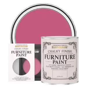 image of Rust-Oleum Chalky Furniture Paint - RASPBERRY RIPPLE - 750ml