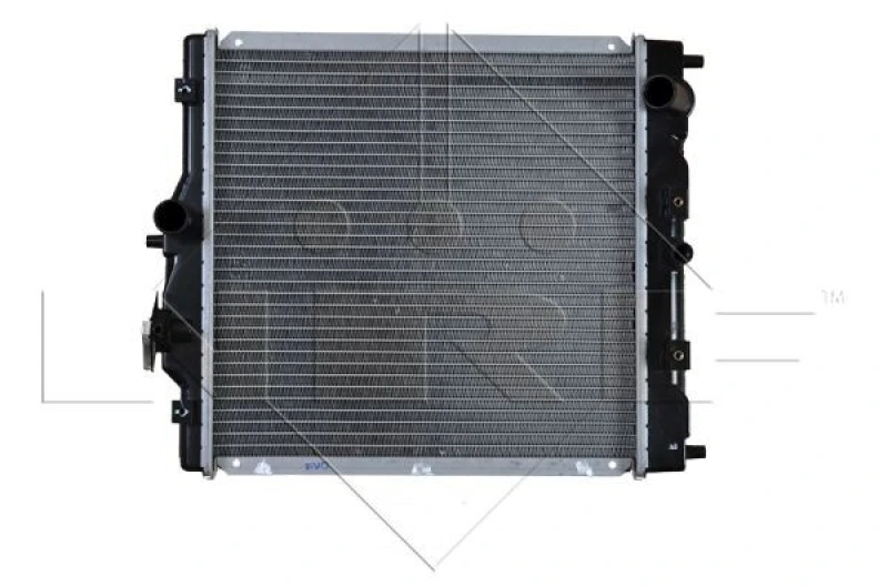 Image of NRF 506750 Engine radiator Brazed cooling fins, Aluminium, with adapter Aluminium Radiator,engine cooling (470)