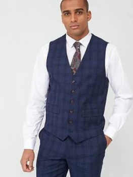 Image of Skopes Standard Minworth Waistcoat - Blue Check