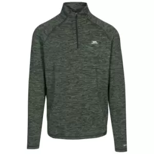 Image of Trespass Mens Gerry Active Top (S) (Bright Green Fleck)