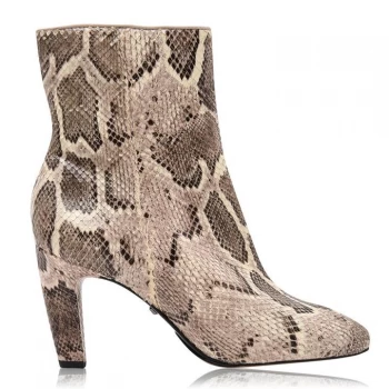 Reiss Sophia Boots - Beige Leather