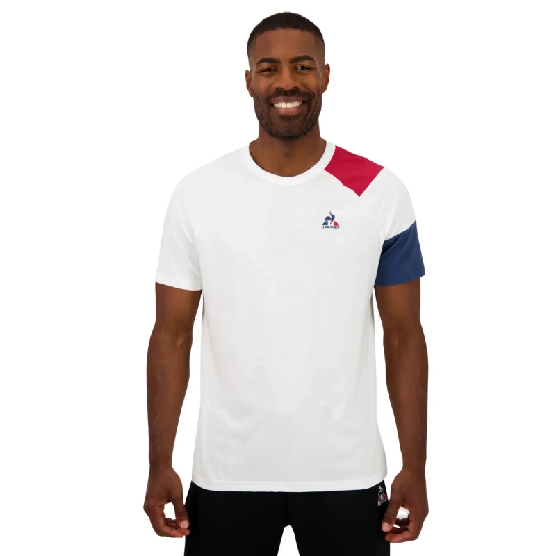 Image of Le Coq Sportif T-Shirt Le Coq Sportif No. 1 Blanc Male XS