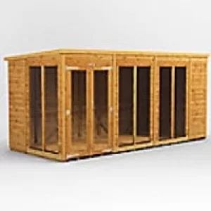 Image of Power Garden Shed 146PPSH Golden Brown 14x6
