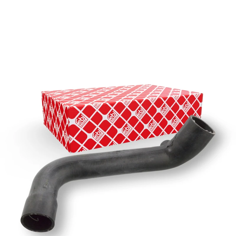 Image of FEBI BILSTEIN 14007 Radiator Hose Rubber with fabric lining, Lower Left Rubber, Rubber with fabric lining Radiator Hose (475)