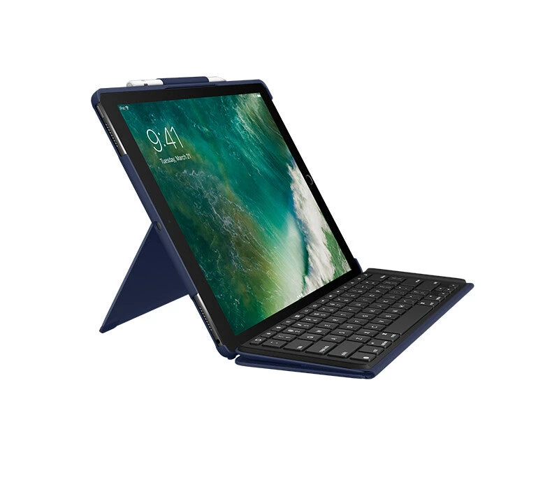 Image of Logitech Logitech Slim Combo Nordic Smart Connector Blue 920-008428